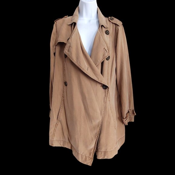 Abercrombie & Fitch Asymmetrical Loose Fit Fall Layering Jacket S - Picture 1 of 16